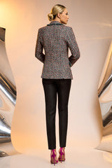 French tweed jacket with fringe and lace - Tweed Emanuel Ungaro SKAY1